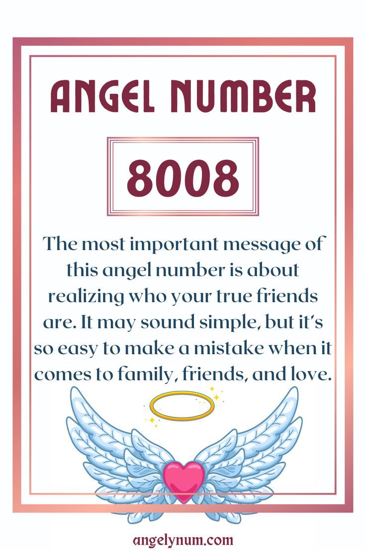 El significado espiritual de 8008