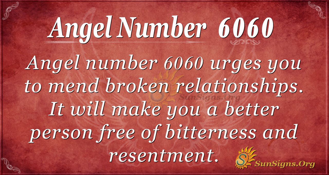 ¿Qué es el ángel número 6060?